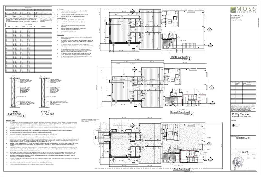 Preview of Field Condition Plan Set for 25 City Terrace
