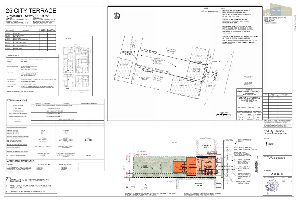 Preview of Architectural Filing Set for 25 City Terrace