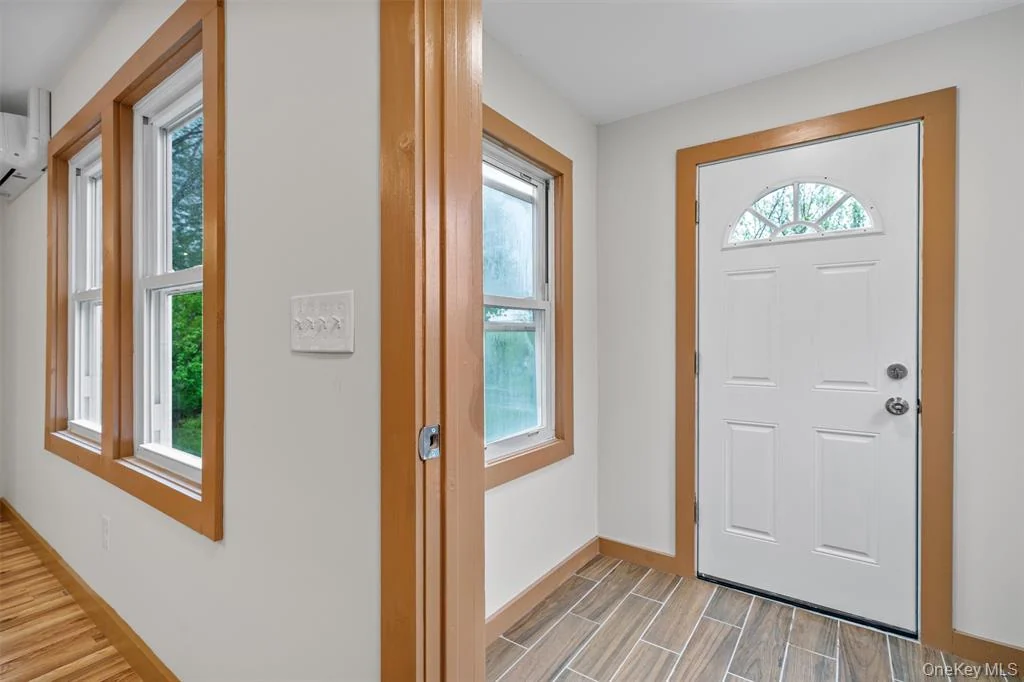 Completed front entry
