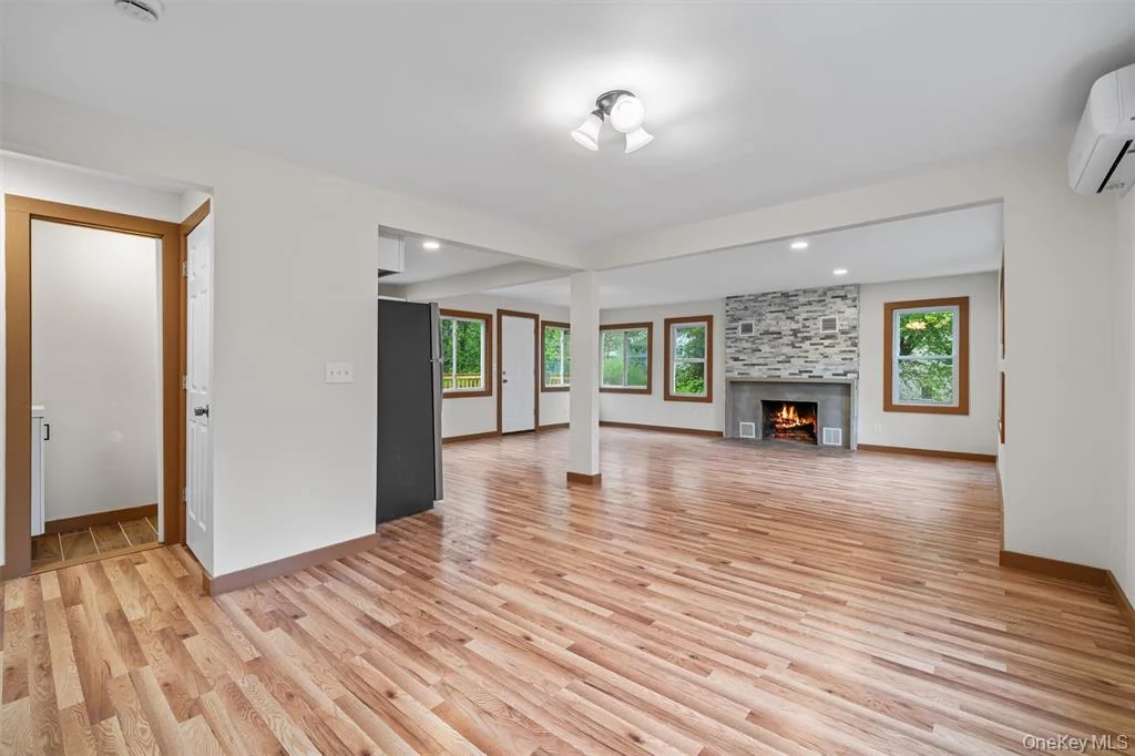 Completed open living room