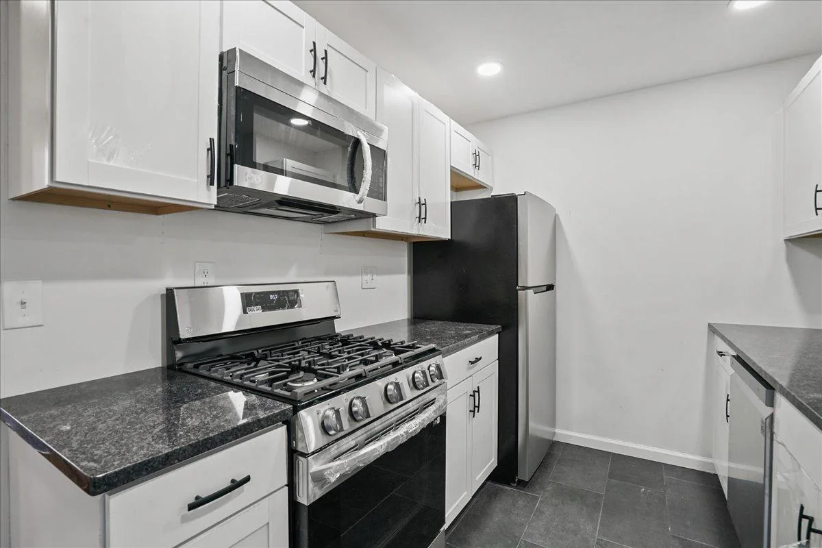 Completed kitchen after rehabilitation