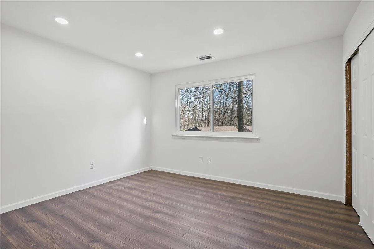 Completed bedroom after rehabilitation