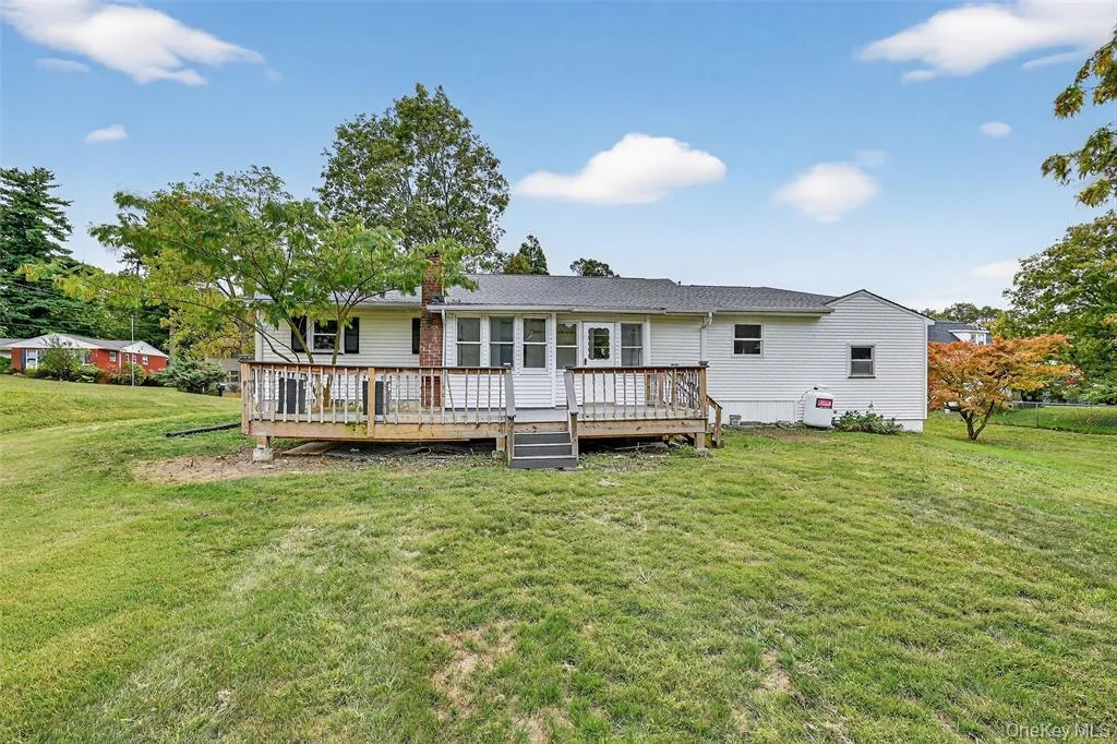 Completed rear exterior and deck