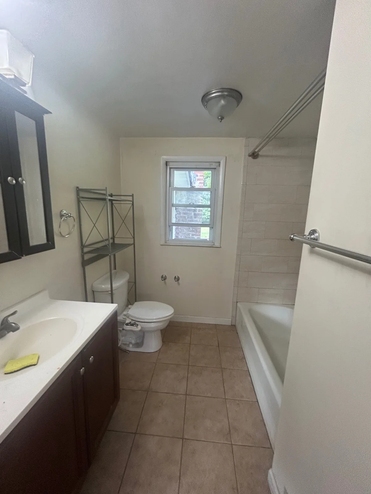 Bathroom before final rehabilitation
