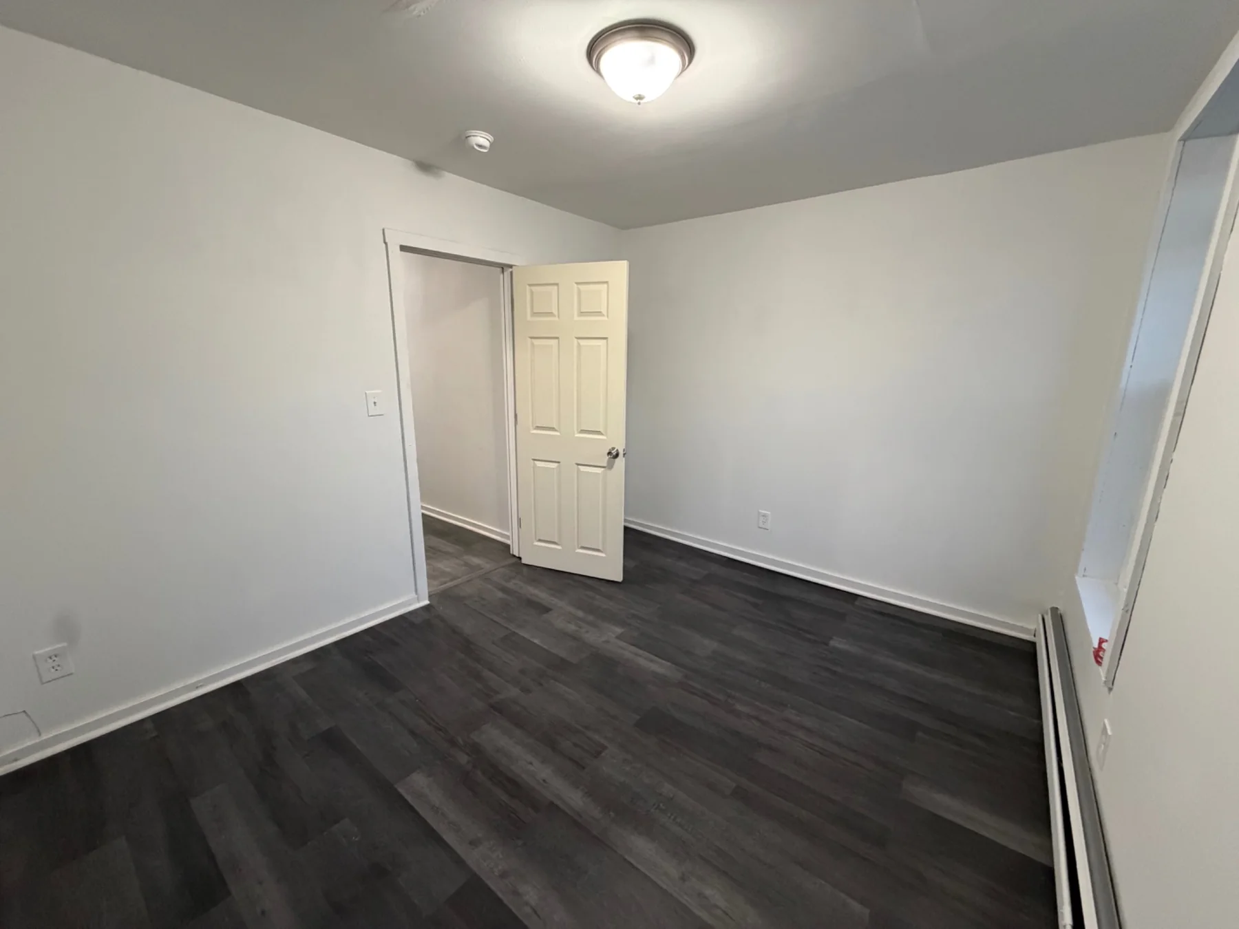Completed second-floor bedroom