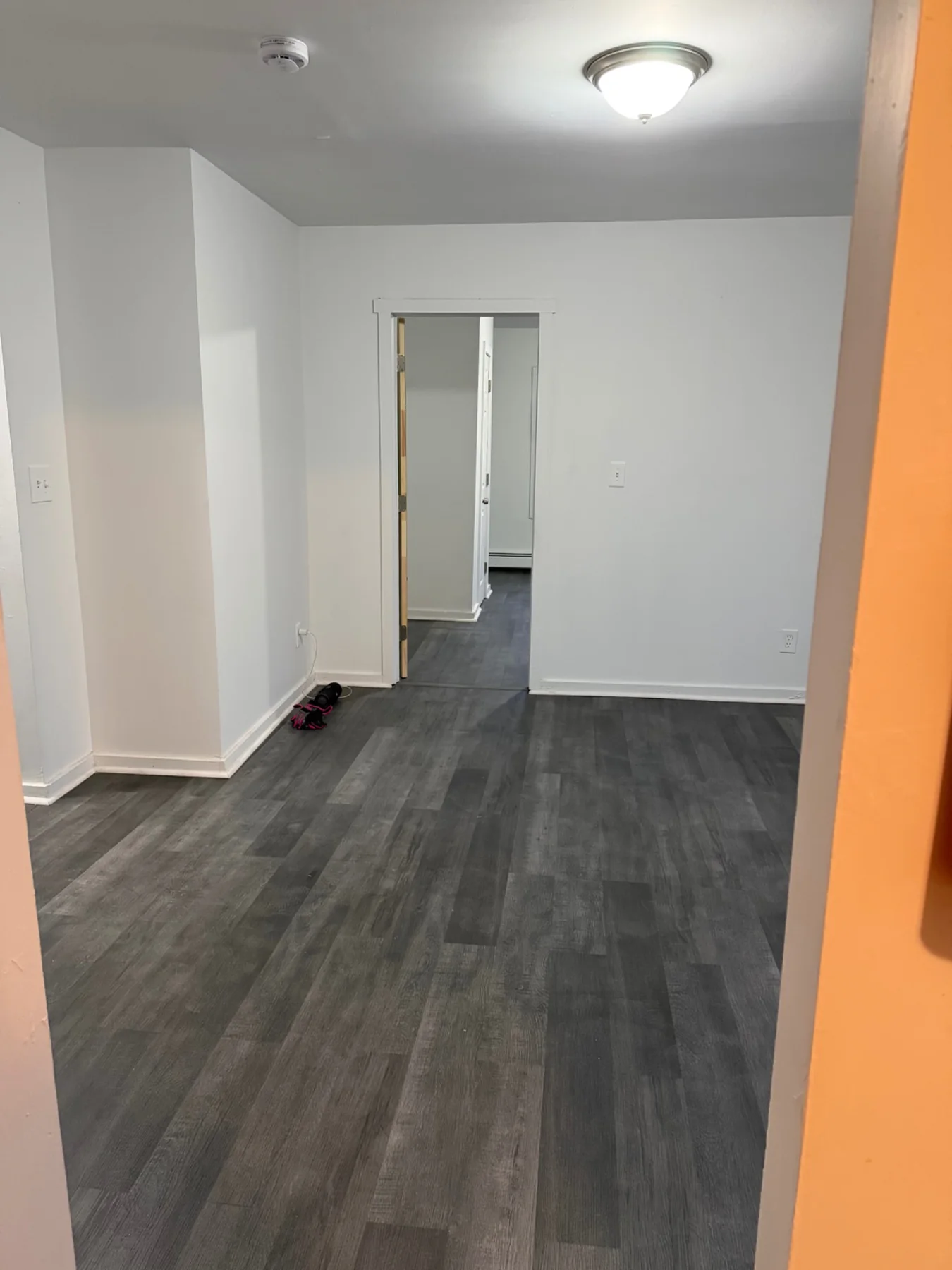 Finished second-floor flex room