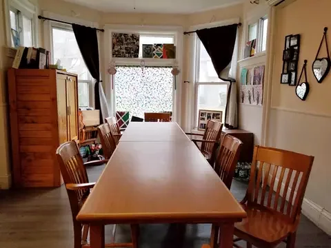 Bay-window common room before the completed conversion