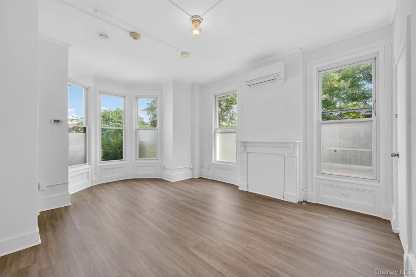 Completed first-floor bay-window room