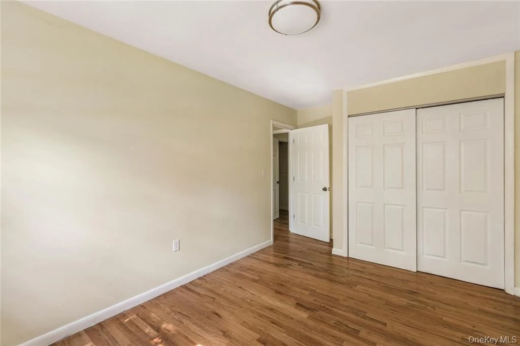 Completed bedroom with closet