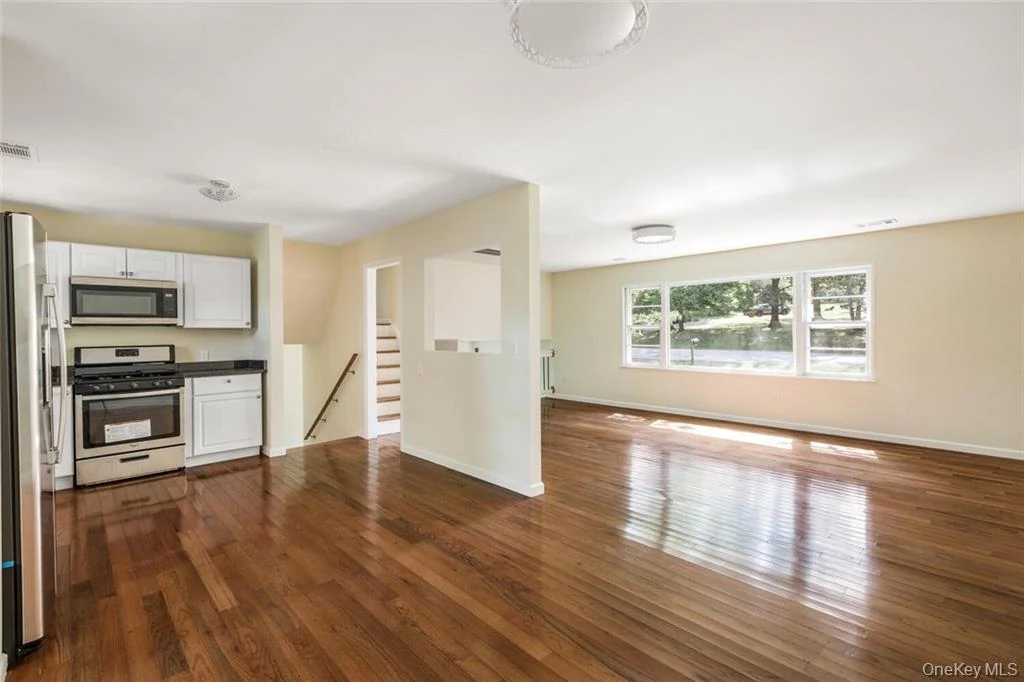 Completed main level and kitchen