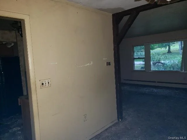 Room with beam before
