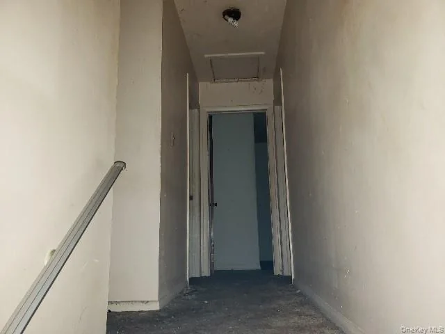 Hallway before rehabilitation